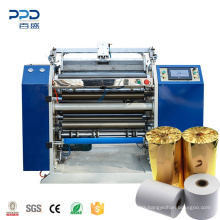 Automatic report paper thermal paper cutting slitting rewinding machine with core coreless